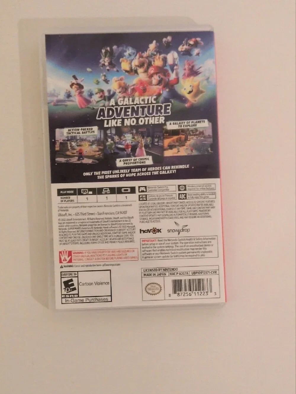 Mario + Rabbids Sparks of Hope (Nintendo Switch) - Colorful Cover